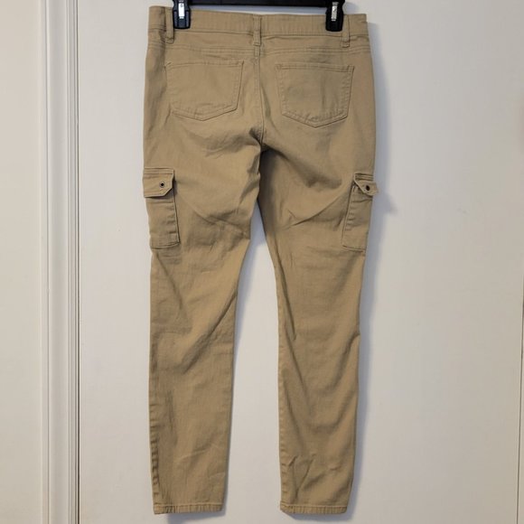 FSR khaki tan cargo straight leg jean pants sz: 5 Jr - Picture 5 of 7